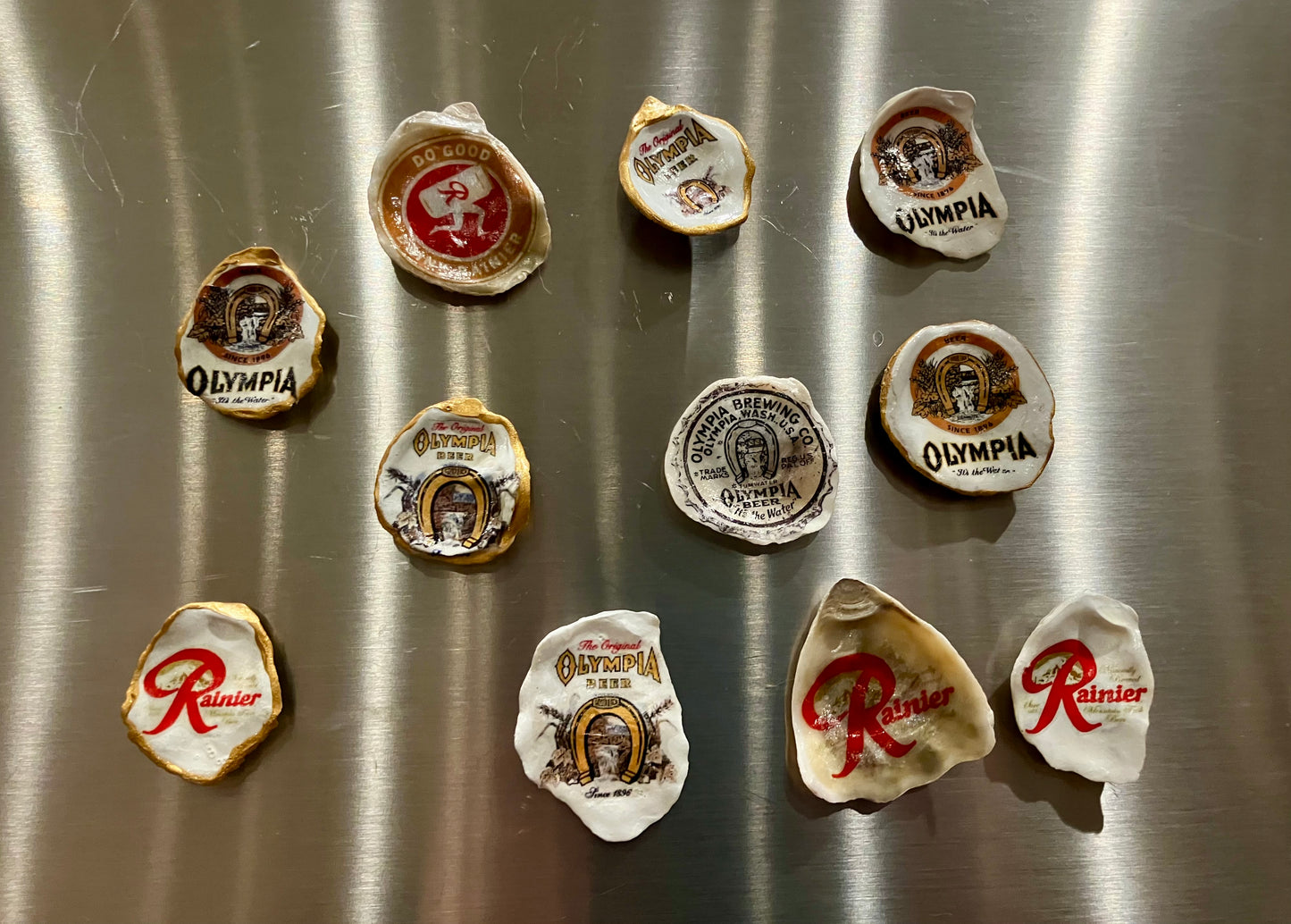 Olympia Beer + Olympia Oyster = The Perfect MAGNET