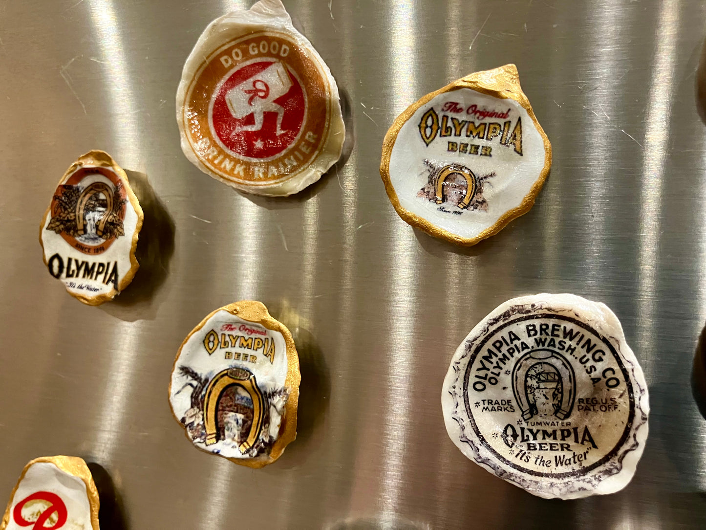 Olympia Beer + Olympia Oyster = The Perfect MAGNET