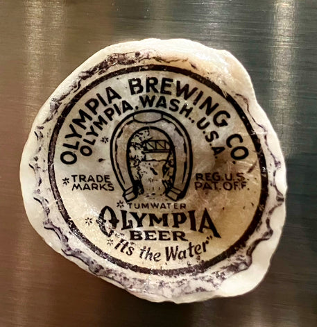 Olympia Beer + Olympia Oyster = The Perfect MAGNET