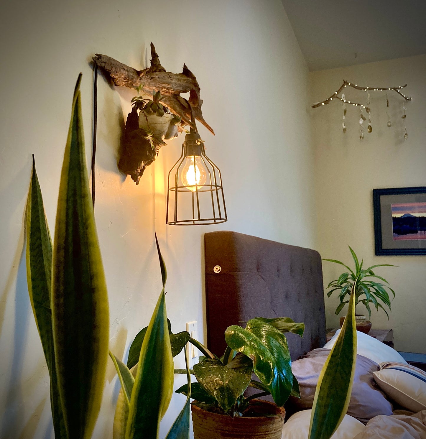 Coastal Driftwood Pendant Light with Industrial, Farmhouse, Vintage Light Fixture